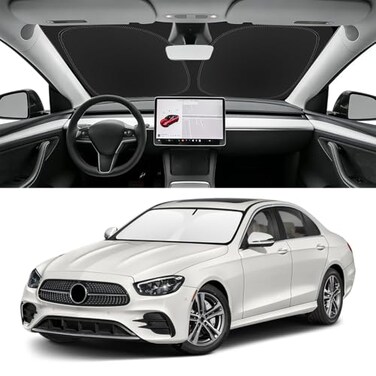 SLOGENTO Windshield Sun Shade for Mercedes-Benz E-Class 2017-2023