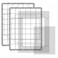 Briartw Sticky Non-Slip Flexible Gridded Stamp Mats Grid Sheets 2 PCS Low Stick Mat and 1 Blending Buddy Set,Laser Template with Stuckable Hole,Multi-Use Tack Adhesived Sheet Scrapbooking Craft Access