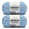 Bernat Maker, Cotton Soft Yarn for Crocheting, Sky Blue, 2-Pack