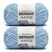 Bernat Maker, Cotton Soft Yarn for Crocheting, Sky Blue, 2-Pack