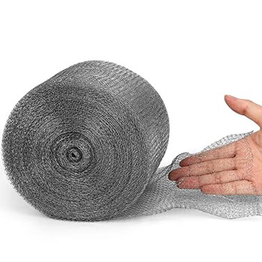 Valchoose 5”X 100 Ft Stainless Steel Mesh Roll, Wire Mesh for Rodent