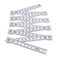 LifCratms White ABS Folding Ruler, 1 Meter