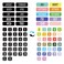 SMARSTICKER Double-Sided Magnetic Numbers and Months Date