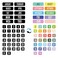 SMARSTICKER Double-Sided Magnetic Numbers and Months Date