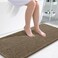 OLANLY Bathroom Runner Rugs 47x24, Extra Soft Absorbent Chenille Bath Rugs