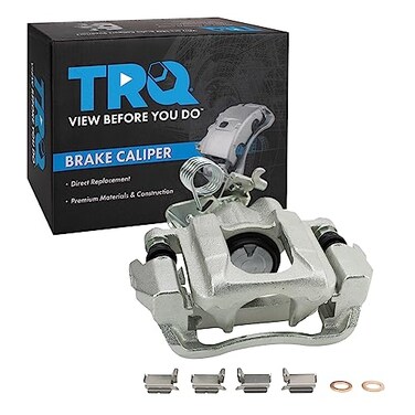 TRQ Rear Left Brake Caliper w/Bracket Drivers Side