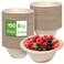 Groecycle 8oz Small Paper Bowls, 150 Pack Compostable, Heavy Duty