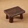 SINOBEST Wooden Stool, Rectangular Bedside Step Stool, Step Ladder for KitchenBathroom, Foot Rest Stool Under Desk, Super Sturdy Hold Up to 500 LBS