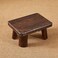 SINOBEST Wooden Stool, Rectangular Bedside Step Stool, Step Ladder for KitchenBathroom, Foot Rest Stool Under Desk, Super Sturdy Hold Up to 500 LBS