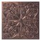 Art3d Spanish Floral Drop Ceiling Tiles, 2 x 2 ft, 12-Pack, Antique Copper