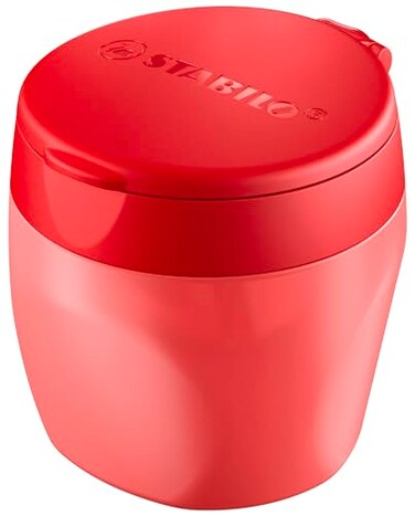 STABILO Replaceable Container Sharpener woody 3 in 1 Sharpener - Pack of 1 - Red