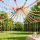 Lincia 1000 Sheets Paper Chain Garland Strips, Bright