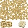 CANIPHA 100Pcs M3 Threaded Insert, M3 Heat Set Inserts Brass Nuts Inserts Threaded Inserts for Plastic, Embedment Knurled Brass Thread Screws Heat Set Insert Tool for 3D Printing Automotive Plastic Sh