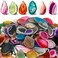 Junkin 100 Pcs Geodes Agate Slice Crystal Bulk Polished Geodes Stones