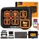 Auxbeam 6 Gang Switch Panel Bluetooth AR-600 with RGB APP Control 3 Modes
