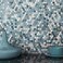 BeNice Penny Hexagon Peel and Stick Backsplash Tiles Blue Stripe 10pcs