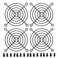coolerguys 80mm Black Fan Grill (4 Pack