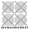 coolerguys 80mm Black Fan Grill (4 Pack
