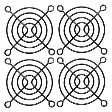 coolerguys Black Fan Finger Grill 60mm 4 Pack