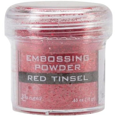 Ranger Embossing Powder, Red Tinsel