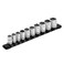 ARES 70149 3/8-In Black Socket Rail