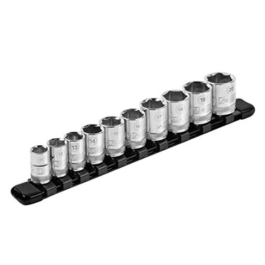 ARES 70149 3/8-In Black Socket Rail