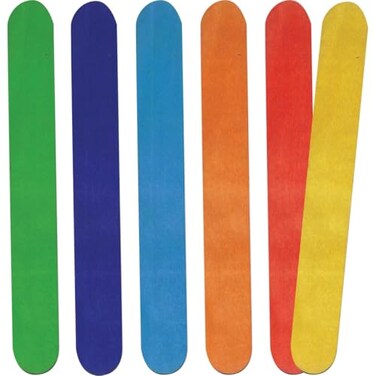 Pacon Jumbo Bright Hues Craft Sticks