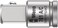 Wera 781 A/C, Connection Part, 1/4" - 1/2