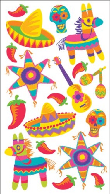 Sticko Sticker Themed-Fiesta 52-00749