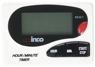 Winco Clear Digital Timer LCD Display