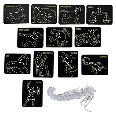 Fun Express Lacing Constellation Cards - 24 Pieces