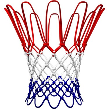 Spalding Heavy Duty Red, White, Blue Net