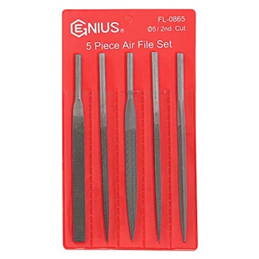 Genius Tools FL-0865 5 Piece Air File Set