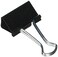 Universal Binder Clips, Medium, Black/Silver, 12/Box