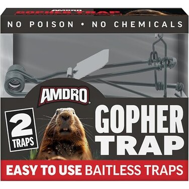 Amdro 100510682 Gopher Trap (2 Pack, Clear