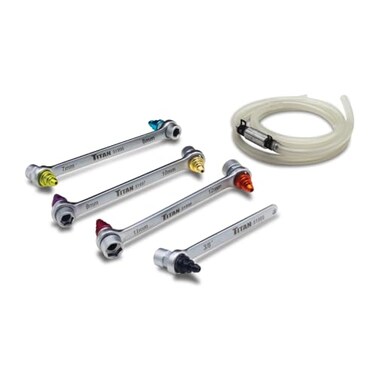 Titan Tools 51995 Brake Bleeder Kit, Silver