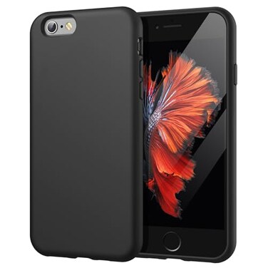 JETech Silicone Case for iPhone 6s/6, Black