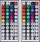 SUPERNIGHT 44 Key RGB LED Strip Light Remote Controller