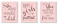 Stupell Industries ''3pc Wall Plaque Art Set