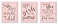 Stupell Industries ''3pc Wall Plaque Art Set