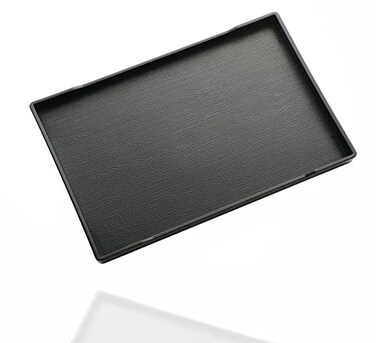 VCREATC Small Black Serving Tray (9.5 x 7 inch