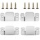 Mudder 4 Pieces Sectional Couch Connectors Metal
