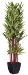 Nearly Natural 4ft. Bamboo Silk Tree with Planter
