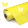 HYPERTAI Yellow Permanent Vinyl Roll, 12" x 11 FT