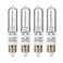 KOR T4 E11 Halogen Light Bulbs, 75W, Clear, 4-Pack