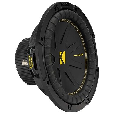 KICKER 50CWCS104 CompC 10" Subwoofer, Single 4-Ohm