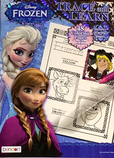 Bendon Disney Frozen TraceLearn DrawingActivity Book