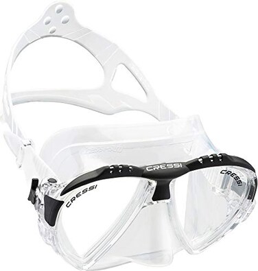Cressi Matrix 2-Lens Masks, Clear/Black [Duplicate]