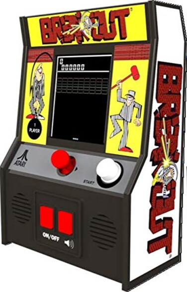 Basic Fun Arcade Classics - Breakout 4C Retro Mini Arcade Game