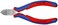 KNIPEX 72 02 125 Comfort Grip Diagonal Flush Cutters